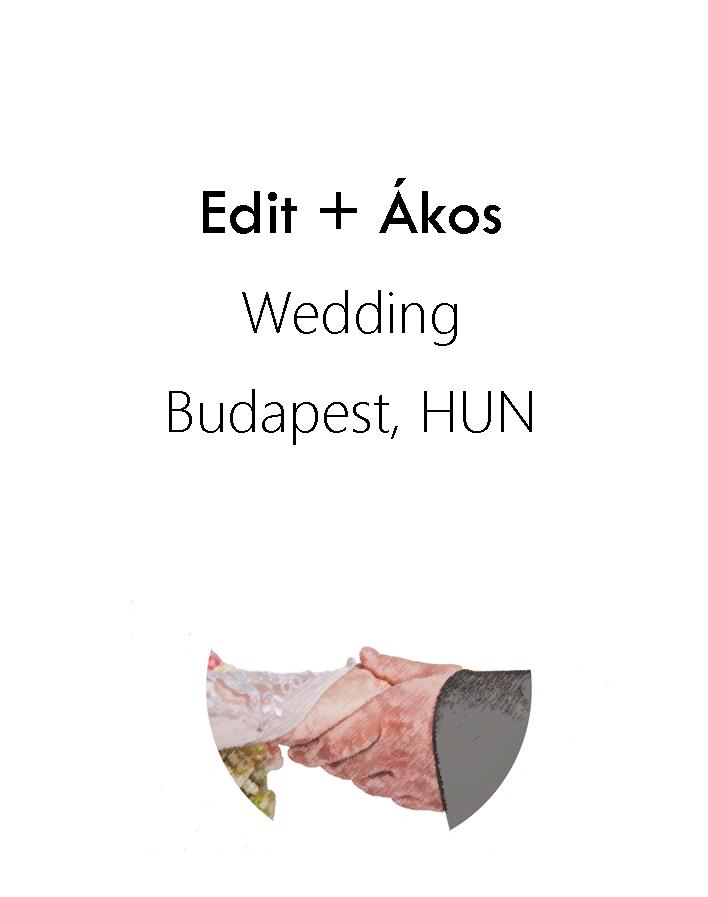 Edit + Ákos wedding, 2016